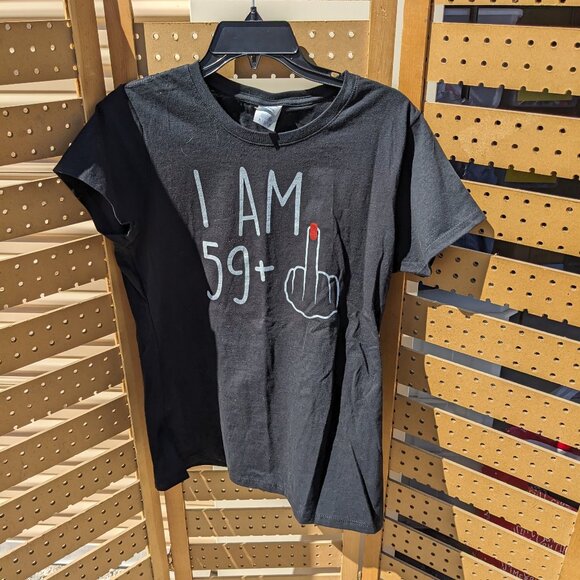 Port & Company "I AM 59+1" Short Sleeve Tee Sz M - Picture 1 of 3